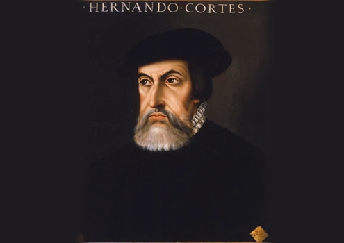 Retrato de Hernán Cortés